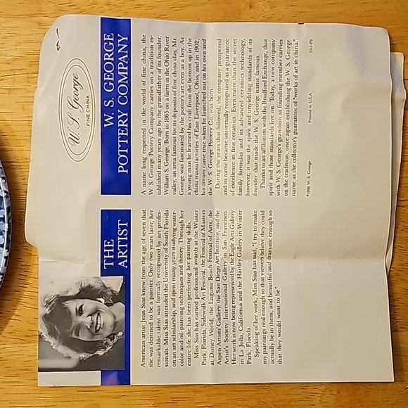 The Spirit of Christmas First issue "Silent Night " W.L. Geo Fine China - Picture 6 of 7